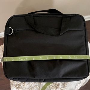 Black laptop bag